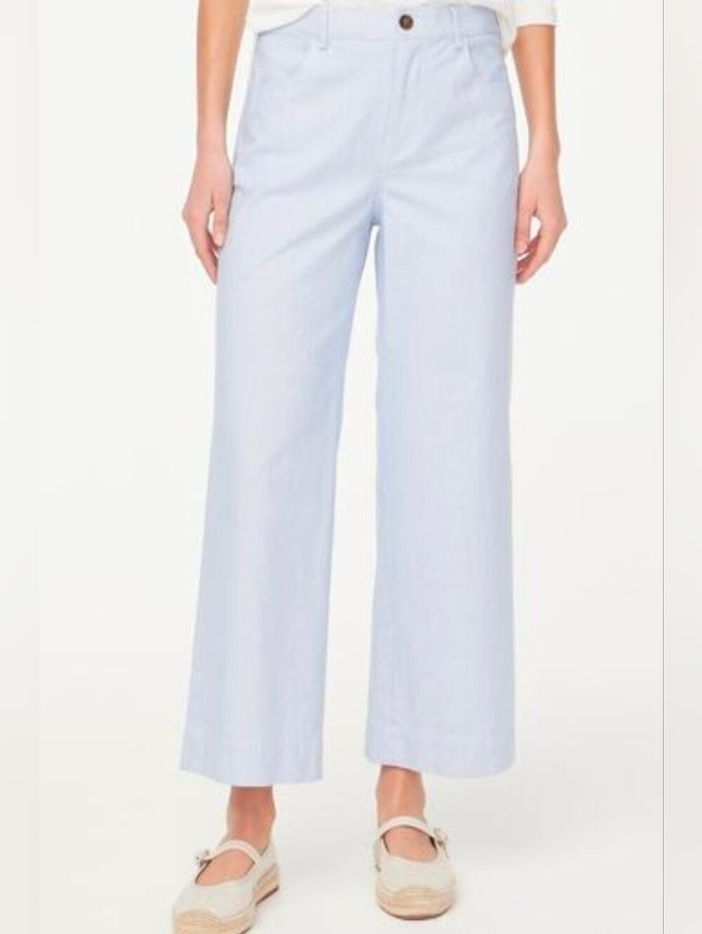 NWT J Crew High-Rise Wide-Leg Cropped Pant